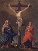The Cross of Christ, the Virgin and St. John s Evangelical Pompeo Batoni